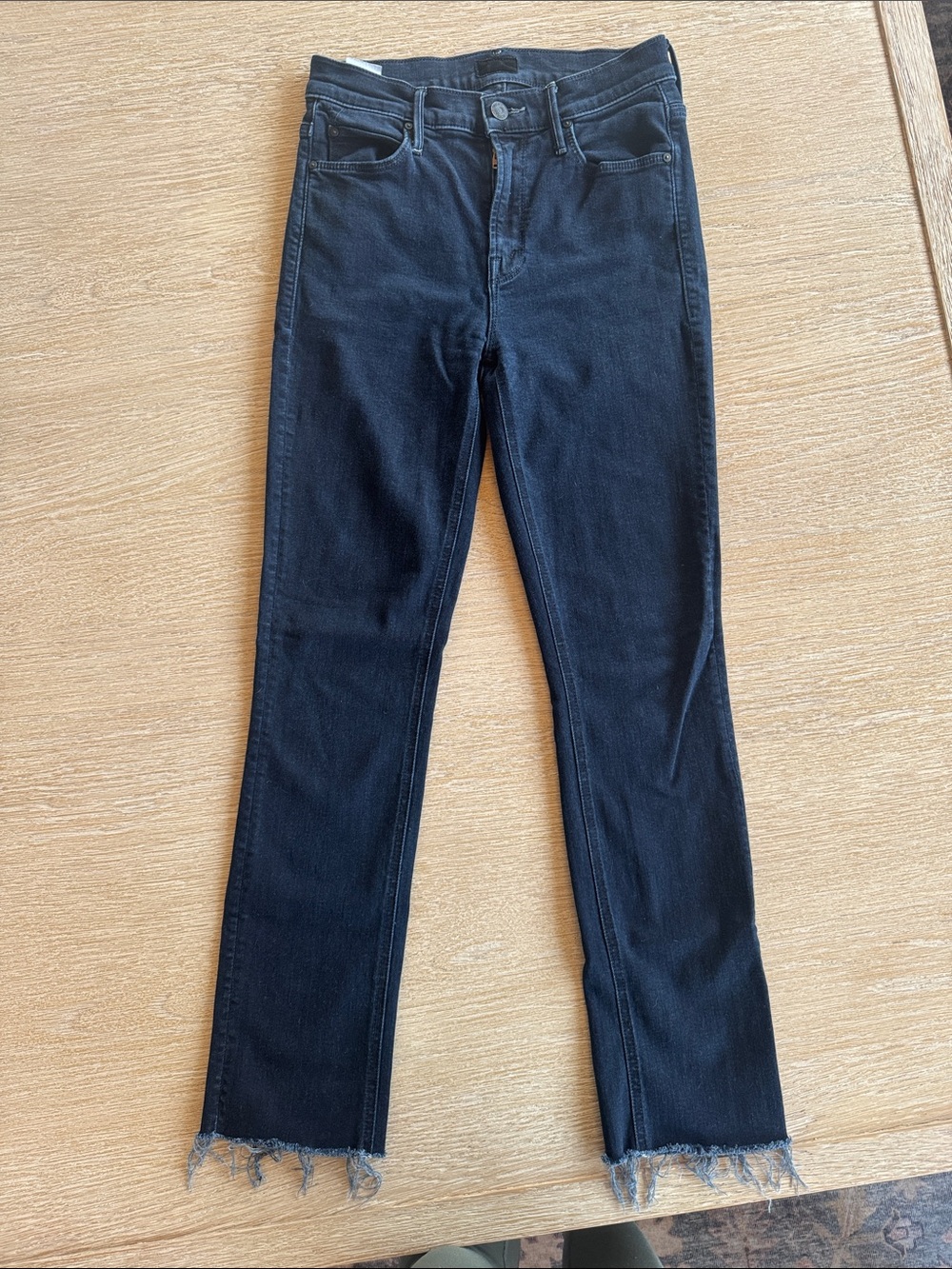 Mother high rise Slim Straight Jeans